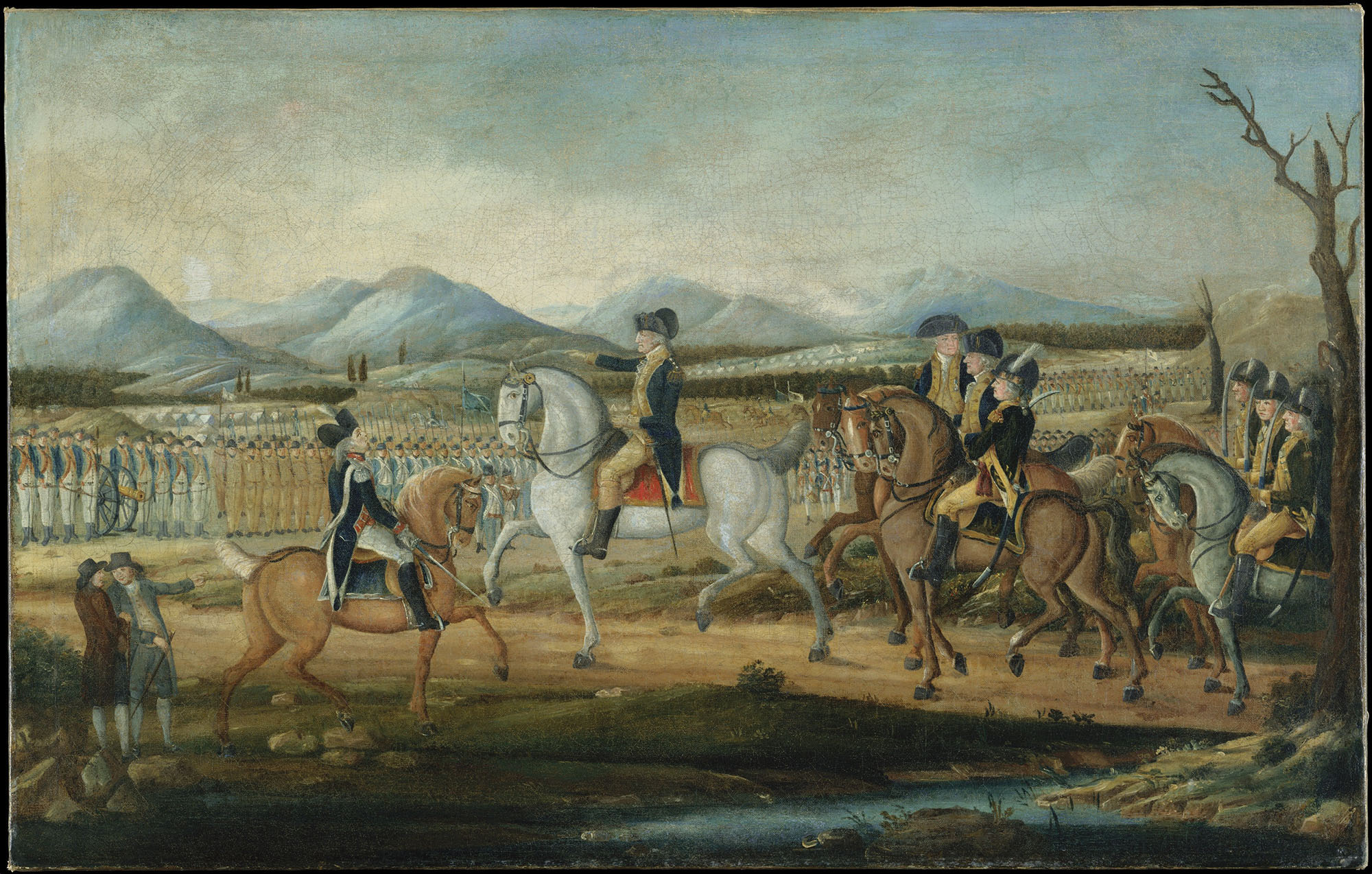 George Washington Leads Troops to Confront Whiskey Rebellion