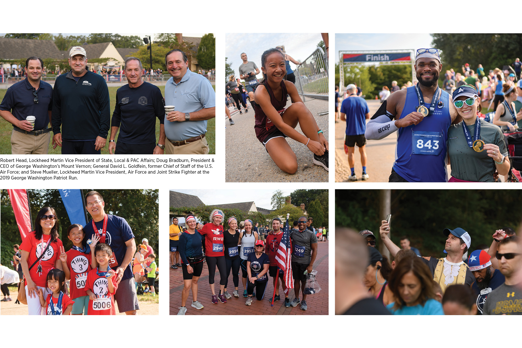 Image of Mount Vernon annual run participants
