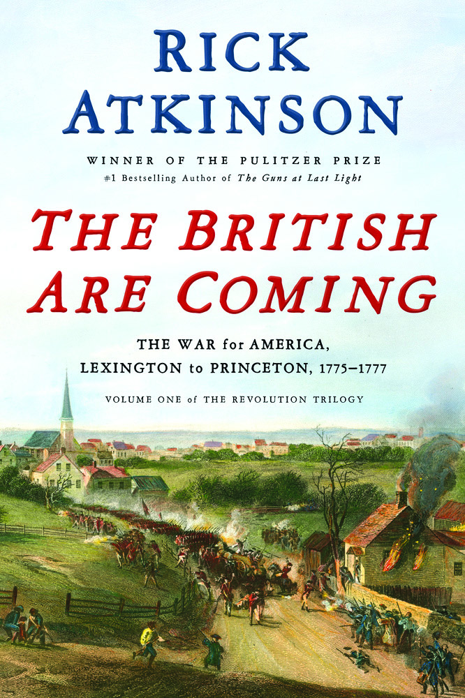 The cover of Rick Atkinson's book The British Are Coming