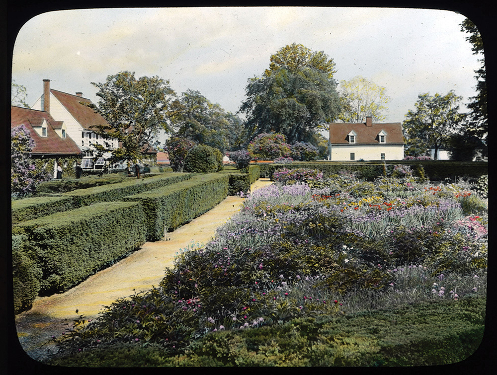 Upper Garden Magic Lantern Slide Image