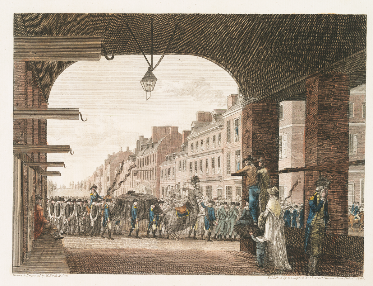 Illustration of Washington, after Zlonzo Chappel, 1859, MVLA