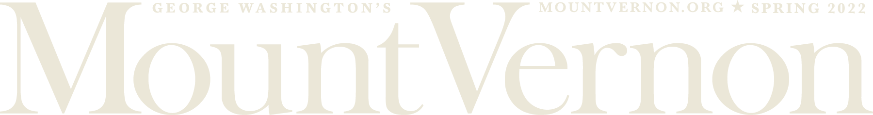 Mount Vernon Magazine Spring 2020 edition